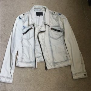 Women Zipper Denim Jacket